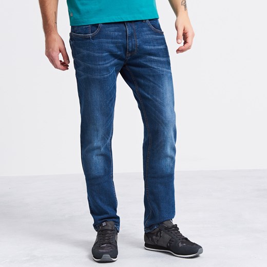 Reserved - Jeansy slim fit - Granatowy