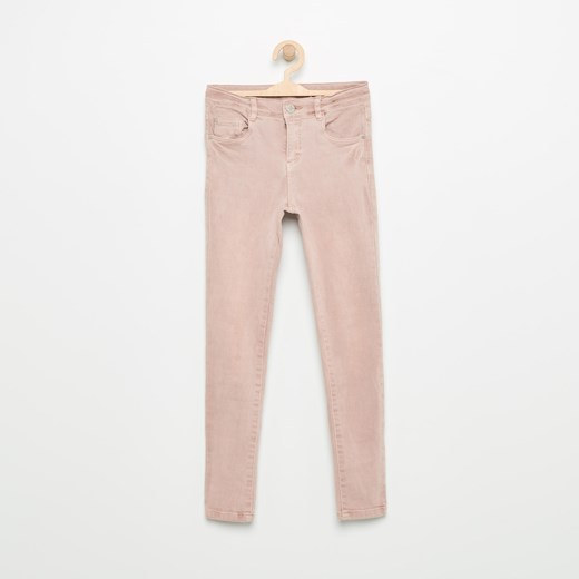 Reserved - Jeansowe rurki slim - Różowy
