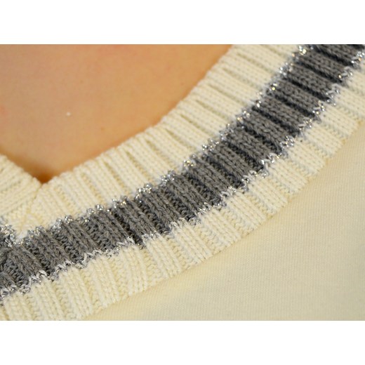 Bluza MEGI ecru zielony L/XL SOLDO