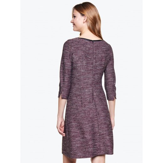 Trapezowa sukienka MELO fioletowy Potis&verso 46 Eye For Fashion okazyjna cena 