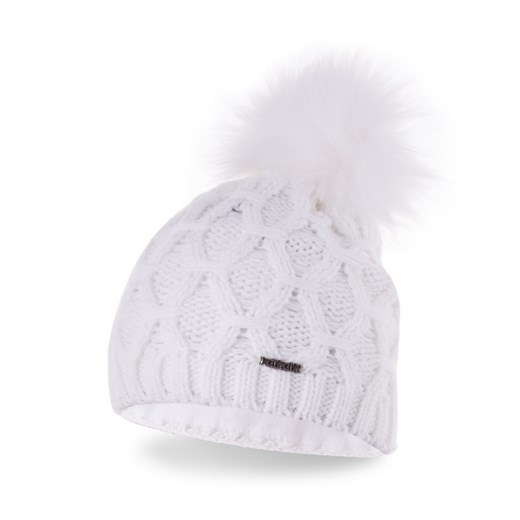Zimowa czapka damska PaMaMi - Biały