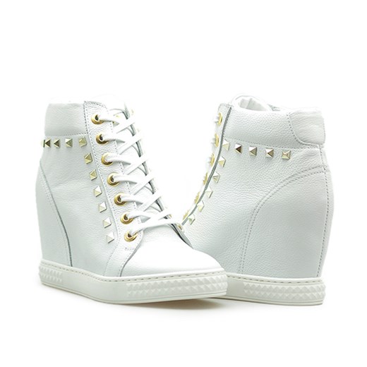 Sneakersy Carinii B3028/P-I81 Białe lico Carinii Arturo-obuwie