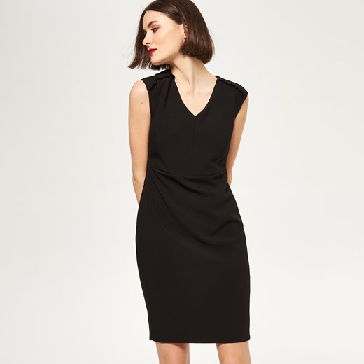 Reserved - Elegancka sukienka - Czarny czarny Reserved 38 