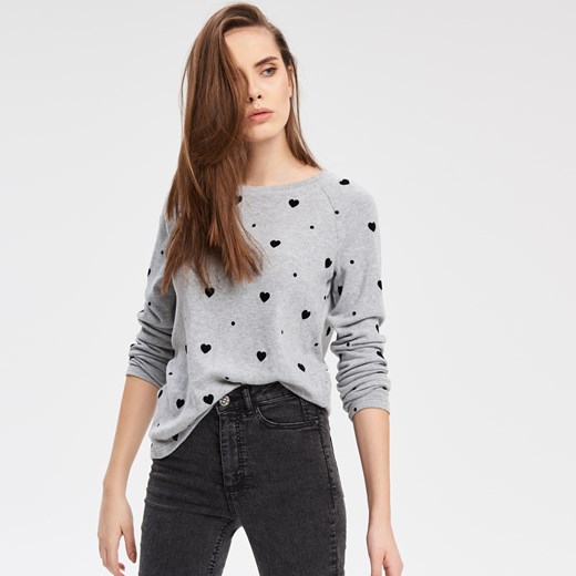 Cropp - Ladies` sweater - Szary Cropp bezowy M 