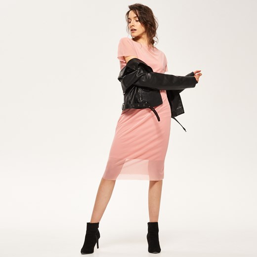 Reserved - Koronkowa sukienka - Różowy Reserved rozowy L 