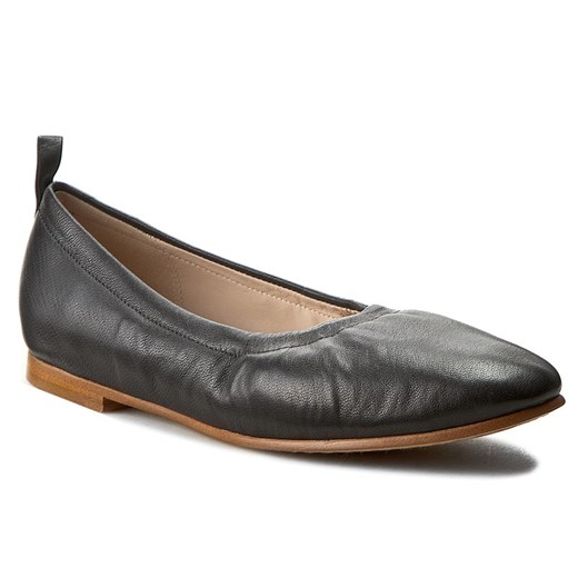 Baleriny CLARKS - Grace Mia 261230364 Black Leather Clarks szary 36 eobuwie.pl promocja 