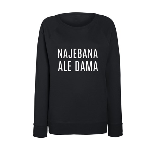 Bluza CZARNA "NAJEBANA ALE DAMA"