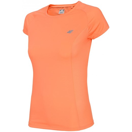 Koszulka treningowa damska TSDF301 - neonowy pomarańcz pomaranczowy 4F  
