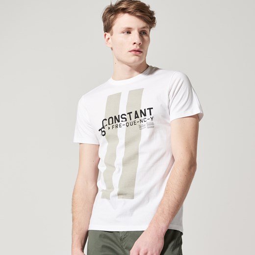 House - T-shirt constant - Biały House bialy S 