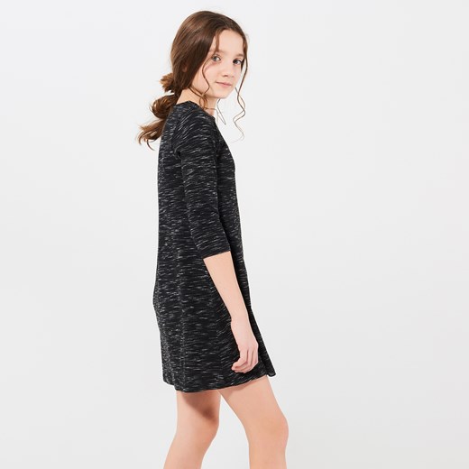 Reserved - Dzianinowa sukienka - Szary Reserved czarny 152 
