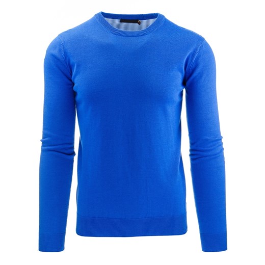 Sweter męski niebieski (wx0739)