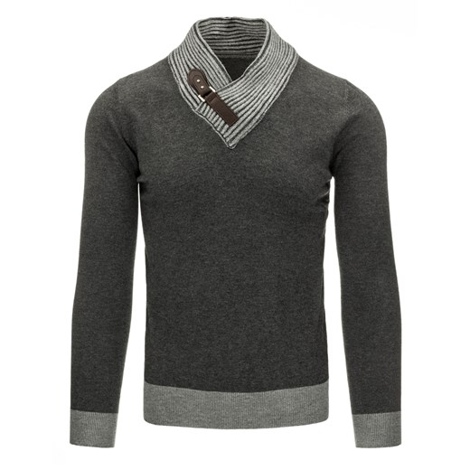 Sweter męski antracytowy (wx0770)