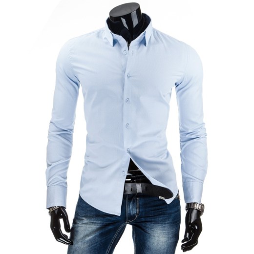Koszula męska błękitna (dx0794)