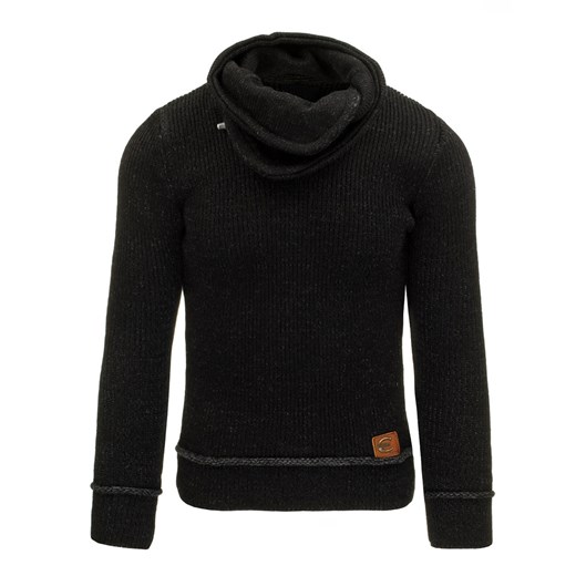 Sweter męski czarny (wx0559)