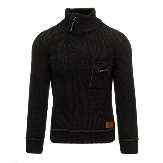 Sweter męski czarny (wx0570)