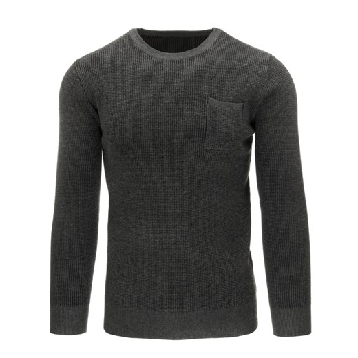 Sweter męski antracytowy (wx0783)