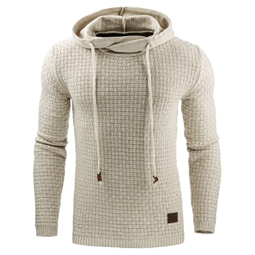 Sweter męski beżowy (wx0725)