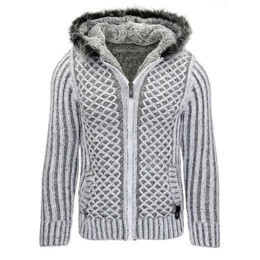 Sweter męski biały (wx0716)