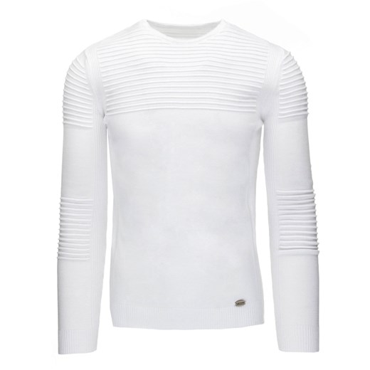 Sweter męski biały (wx0806)