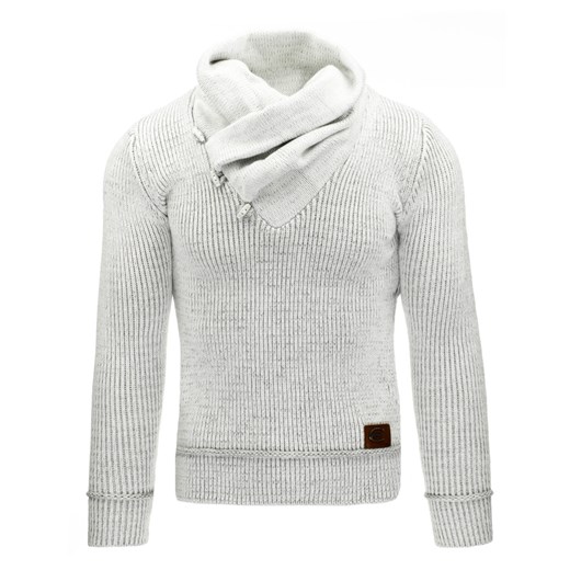 Sweter męski biały (wx0563)