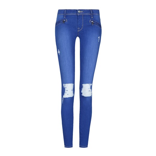 Blue Skinny Jeans with Busted Knees   Tally Weijl  