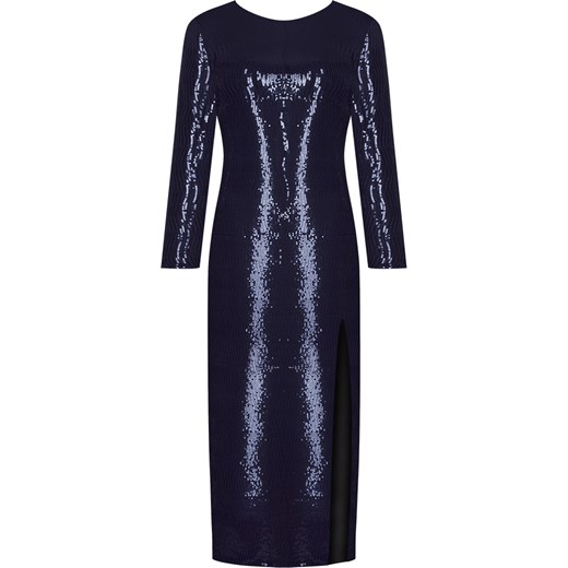 Długa suknia wieczorowa Maryla II, elegancka kreacja z cekinów.   38 Modbis