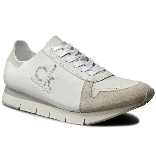 Sneakersy CALVIN KLEIN JEANS - Hachi S1670 White Calvin Klein  43 eobuwie.pl