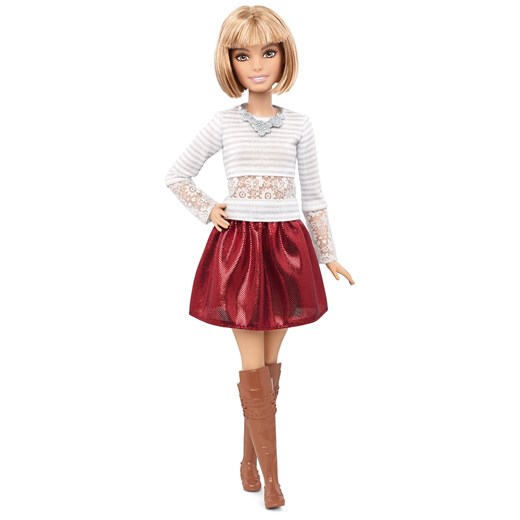 Barbie, Fashionistas, lalka Petite, DMF25  Mattel  smyk