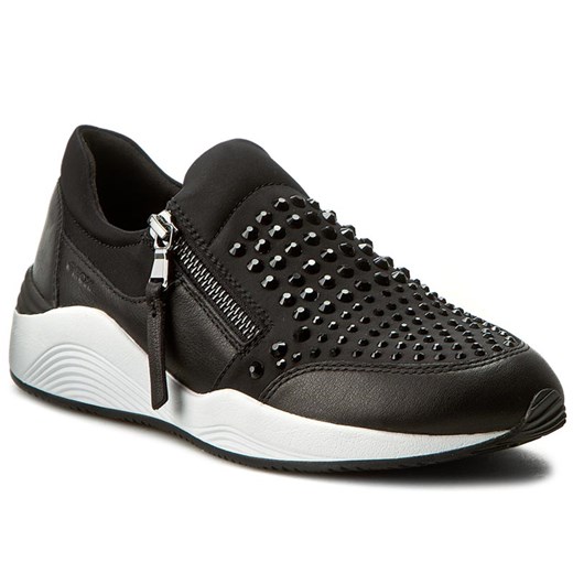 Sneakersy GEOX - D Omaya C D640SC 01585 C0539 Black/Black czarny Geox 36 eobuwie.pl