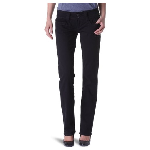 Spodnie Pepe Jeans VENUS dla kobiet, kolor: czarny, rozmiar: 24 (UK)  Pepe Jeans 24W / 32L Amazon