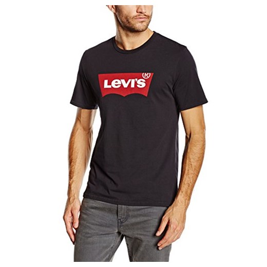 T-shirt Levi's Graphic Set-In Neck dla mężczyzn, kolor: czarny (C18975 GRAPHIC H215-HM BLACK GRAPHIC H215-HM 36.1 137), rozmiar: Large Levis czarny M Amazon