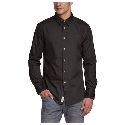 Koszula MUSTANG Jeans 4100-4250-440 dla mężczyzn, kolor: czarny, rozmiar: 48 (S) Mustang szary S / 48 Amazon
