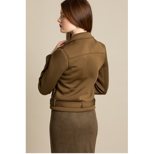 Missguided - Kurtka Neoprene Biker Missguided 36 promocyjna cena ANSWEAR.com