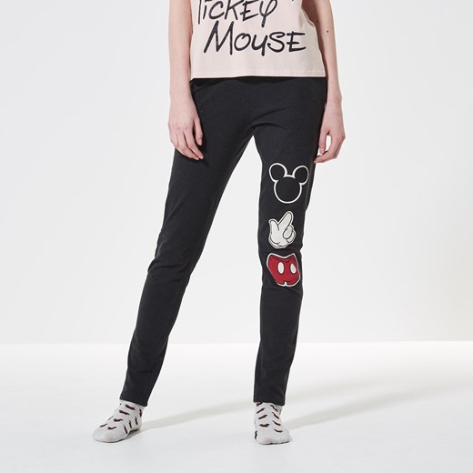 House - Spodnie od piżamy z nadrukiem mickey mouse - Szary  House L 