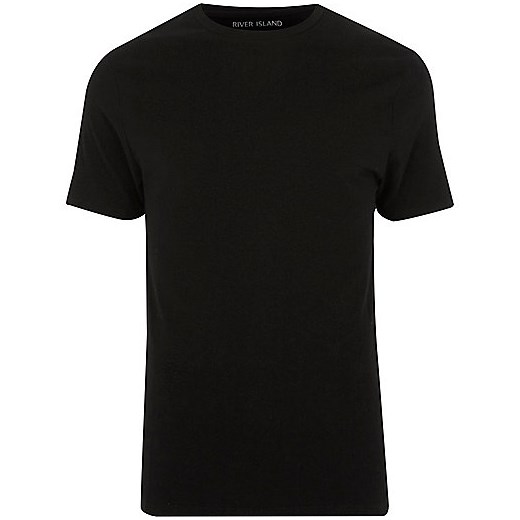 Black muscle fit T-shirt 