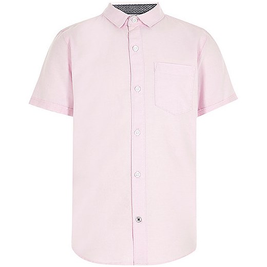 Boys pink casual Oxford shirt  River Island   