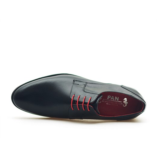 Pantofle Pan 894 Czarne Lico