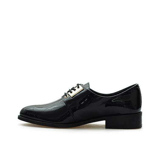 Półbuty Ulmani shoes 16617/L1 Czarne lakierowane