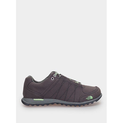 Buty The North Face Hedgehog Mountain Sneaker Canvas Lady - dark shadow grey/paradise green szary The North Face US 7 (38) okazyjna cena 8a.pl