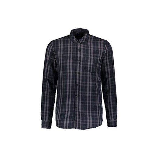 Navy Flannel Checked Shirt