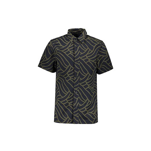 Khaki & Black Patterned Shirt 