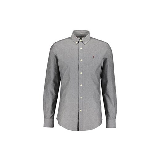 Grey Regular Fit Oxford Shirt