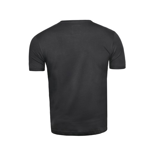 Męska koszulka t-shirt brz911 - czarna