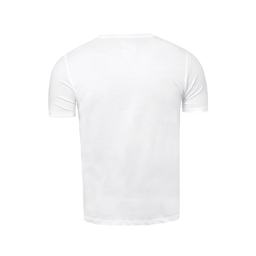 Męska koszulka t-shirt brz911 - biała