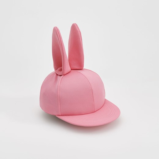 Reserved - Czapka z uszami królika - Różowy rozowy Reserved M 