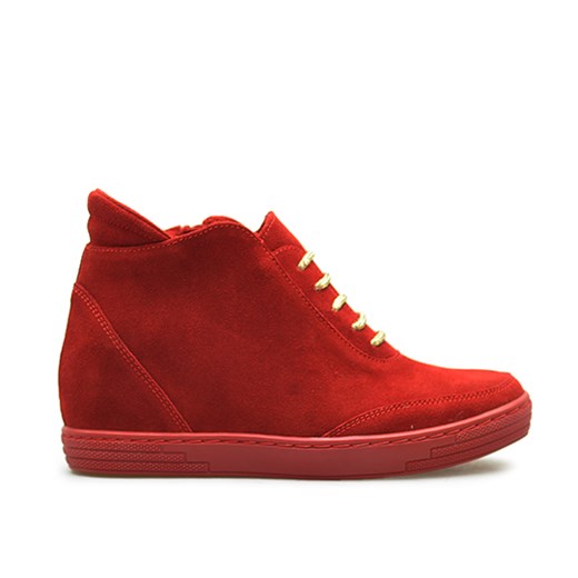 Sneakersy Exclusive Roberto 556 Czerwone zamsz Exclusive Roberto czerwony  Arturo-obuwie