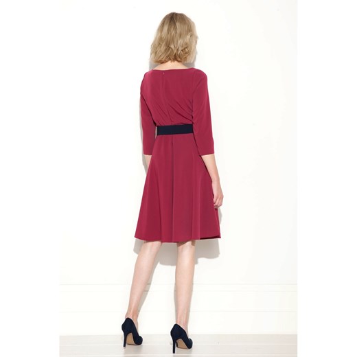 Sukienka Malwa ciemnoróżowa