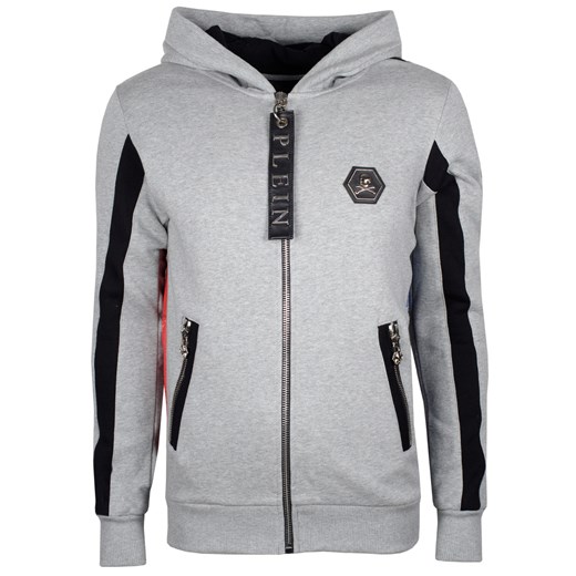 Philipp Plein Bluza "Tour de force" Philipp Plein szary XXL wyprzedaż ubierzsie.com