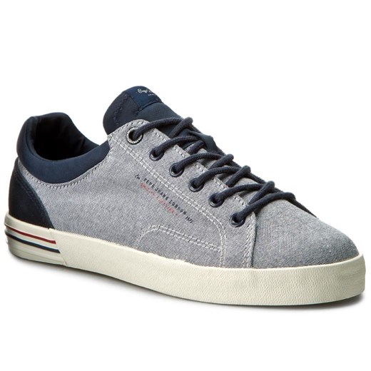 Sneakersy PEPE JEANS - North Fabric PMS30351  Navy 595 szary Pepe Jeans 41 eobuwie.pl