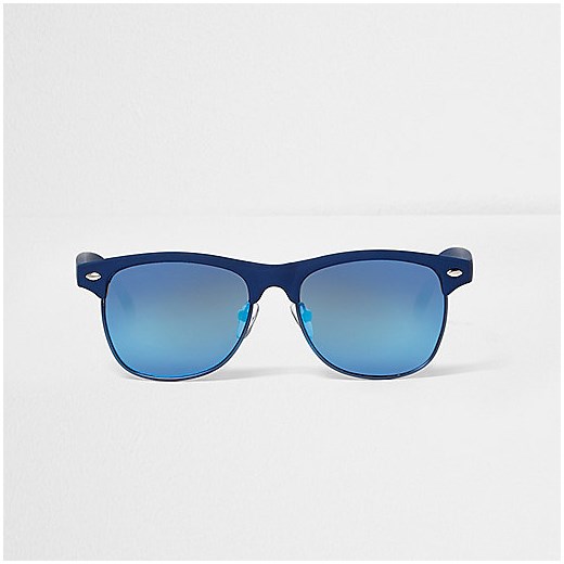 Boys blue retro sunglasses  River Island niebieski  